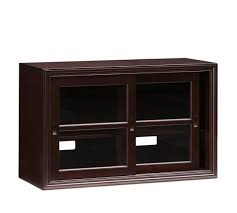 Winslow Glass Door Media Stand Pottery Barn