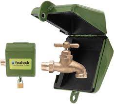 There are many different types of water valves design to stop the flow of water for repairs and emergencies. Amazon Com Fozlock Outdoor Faucet Lock System Green Insulated Garden Hose Bibb Lock And Spigot Lock With Cover Prevent Water Theft And Stop Unauthorized Water Use And Vandalism Easy Installation