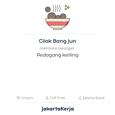 .barat bandung barat bandung kabupaten bandung kota bekasi bogor cianjur cimahi cirebon depok garut indramayu karawang kuningan majalengka purwakarta subang sukabumi sumedang tasikmalaya jawa. Lowongan Kerja Pedagang Keliling Di Cilok Bang Jun Jakartakerja