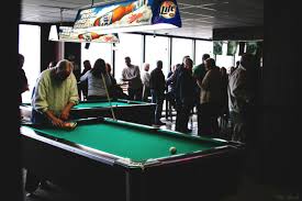 Billiards Pool Tables At Peaky S Rooftop Restaurant And Bar In Ocean City Md Rooftop Restaurant Ocean City Panoramic Views