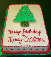 The background is metallic aquamarine. Christmas Birthday Cakes For Women Healthy Life Naturally Life