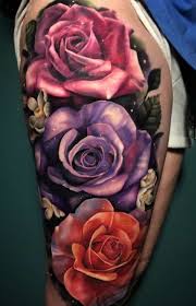 Roses make one think of love and romance while sunflowers bring to mind a bright and sunny stress free day where everything is right in the world. 100 Rose Tattoos Meanings Tattoo Desings Artists
