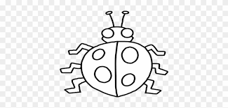 Print and find directions here: Coloring Trend Thumbnail Size Ladybug Cut Out Template Insect Clipart Black And White Free Transparent Png Clipart Images Download
