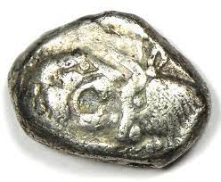 Greek Lydia Kroisos Lion AR Half Stater Siglos Coin 550 BC (Croesus) - Good  VF - The ICT University