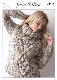 I've rounded up 1 0 free baby blanket knitting projects for you to cast on now. James Brett Mega Chunky Knitting Pattern Jb111 Ladies Roll Neck Jumper Mill Outlets