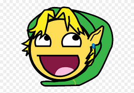 Awesome Face Link Meme Face Clipart 2615756 Pikpng