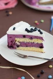 Gateau D Anniversaire Aux Myrtilles Et Au Yaourt Grec Gateau D Anniversaire Aux Fruits Recette Dessert Gateau