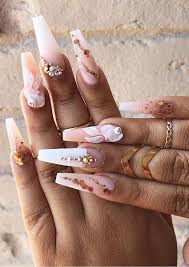 Our next nail thought owns a shimmering expression! Elegant Long Nail Art Designs With Pearls For Women 2019 Stylezco