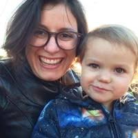 LaSalle School Teacher Kevin McCann with Maria Lucia Barros class of 1990.  **