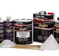 Sunflower Yellow Urethane Basecoat Clear Coat Car Paint Kit w/ Starfire  Clear Coat