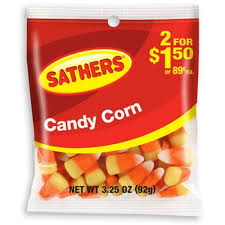 Sathers Candy Corn 92g Bag American Candy Sweets