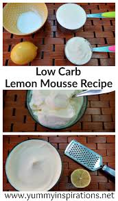 4 Ingredient Lemon Mousse Recipe Easy No Bake Low Carb Desserts Recipe Mousse Recipes Keto Dessert Easy Mousse Recipes Easy
