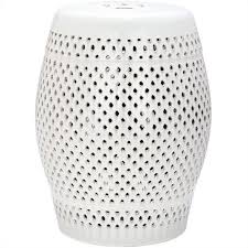 Garden stool brings sleek appeal to your living space. Safavieh Diamond Ceramic Garden Stool In Cream Walmart Canada
