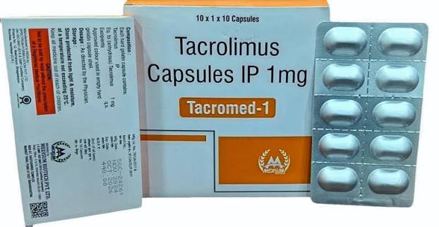 1mg Tacromed Tacrolimus Capsule at best price in New Delhi by Medisum Biotech Private Limited | ID: 2856453731112