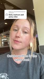 Replying to @user2370505230256 its def there!! #wow #fyp #samefont #celeb  #celeblookalike #lookalike #patsycline #kellyclarkson #doppelganger  #doppelgänger #omg #twins #uncanny #iseeit #shuhuhuh