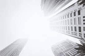 Maybe you would like to learn more about one of these? Hd Wallpaper Bottom View Of Modern Skyscraper Business District In Black White Wallpaper Flare