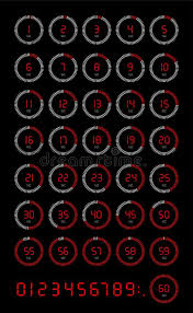 Online countdown timer alarms you in two minute. Set Of Stopwatch Icon The 5 10 15 20 25 30 35 40 45 50 55 60 Seconds Digital Timer Clock And Watch Timer Countdown Stock Illustration Illustration Of Accuracy Deadline 122059220