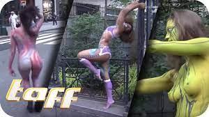 NACKT in NEW YORK: Bodypainting-Day am Big Apple | taff | ProSieben -  YouTube