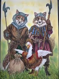 The Quackling by Wendy Edelson and Aaron Shepherd done with Evazar pencils  and distressed ink : r/Coloring