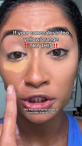 How to Fix Too Yellow Concealer for Brown Skin