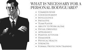 13 Things Needed To Help You Become A Personal Bodyguard - Bodyguard Careers