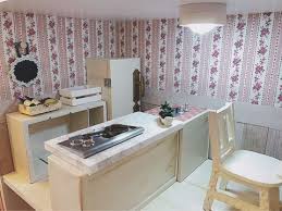 k s party 100均でオシャレなリカちゃんハウスを作るぞ 完結編 リカちゃんハウス ドールハウス 作り方 ドールハウスの家具