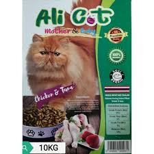 Makanan kucing utk gemuk dan bulu cantik. Makanan Kucing Murah 10kg Ali Cat Mother Baby Cat Food 10kg