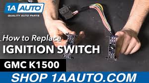 To find circuit and wiring diagram now a day its easy. How To Replace Ignition Starter Switch 95 96 Gmc K1500 Youtube
