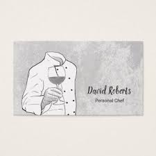 Chef Elegant Hand Drawing Business Card Zazzle Com Business Cards Elegant Business Card Branding Floral Business Cards