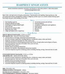 A bank manager's primary task is to provide leadership to their staff, provide a high level of service and to increase the performance of their bank branch which they are working. Deputy Branch Manager Resume Example Company Name Reading Pennsylvania