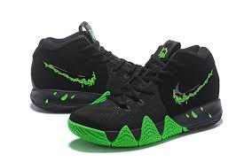 Black And Green Nike Basketball Shoes 2018 Kyrie 4 Halloween Black Green Where To Buy Nike Kyrie Nike Nike Shoes Cheap