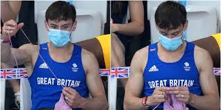 1500+ latest women fashion trendy clothing. Tom Daley Knits In The Stands During Olympic Women S Diving Final