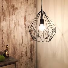 Bosco Retro Pendelleuchte Im Vintage Look Schwarz