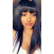 Black Women Chinese Bangs Chinese Bangs Hairstyle Look Hairstyles With Bangs