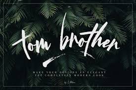 Download Tom Brother Font By Thomasaradea Creative Fabrica SVG Cut Files