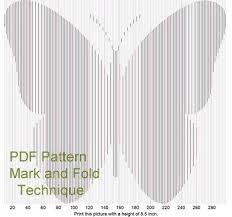 Butterfly Book Folding Pattern Butterfly Books Book Folding Book Folding Patterns Free Templates
