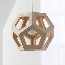 Show only see all show only. Wood Geometric Pendant Light Reviews Crate And Barrel Canada