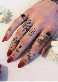 Hand Tattoo Ideas For Girls Best Female Hand Tattoos Positivefoxcom Small Finger Tattoos Finger Tattoos Hand Tattoos For Women