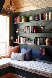 The Finished Reading Nook At The A Frame Frogtape Paintover Challenge Reveal Home A Frame Cabin Comfy Reading