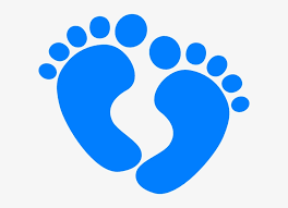 Download Png Royalty Free Download Blue Baby Footprints Clipart Blue Baby Feet Clipart 600x514 Png Download Pngkit