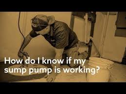 A sump pump moves excess ground water away from your foundation. How Do I Know If My Sump Pump Is Working Youtube