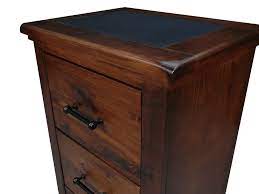 How do you stay classy and rustic at the same time? Beckett Rustic Solid Timber 3 Drawer Timber Filing Cabinet