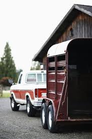 I Would Love This Old Truck With A Simple Stock Trailer Perfect Horse Trailer Trailer Horse Trailers