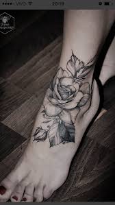 Pin By Valentina On My Tattoo Ideas Black Rose Tattoos Foot Tattoos Rose Tattoo Foot