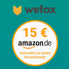 One will be a fully licensed risk carrier and will be integrated into the wefox platform as an innovation partner from september 2017. Gratis 12 Monate Haftpflichtversicherung 15 Amazon De Gutschein