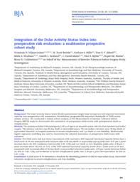 Image result for Duke Activity Status Index