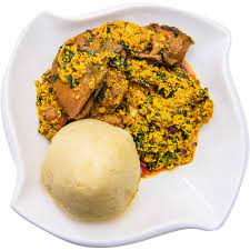 Find out how to cook egusi soup with this egusi soup recipe. Egusi Soup With Semo Water Take Away Ntachiosa