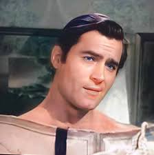 the iconic face & expression of the great Clint Walker as Cheyenne Bodie in  "The Gamble" episode (1958) as he puts