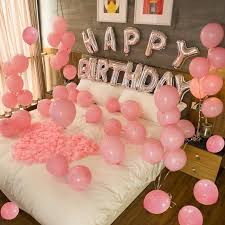 Birthday Room Decoration Ideas For Kids Pink Happy Birthday Decoration With Pink Balloon Bouquet Etsy Pink Birthday Party Pink Happy Birthday Diy Birthday Decorations