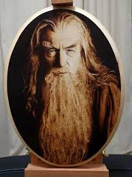 Gandalf The Gray, The Hobbit [Pyrography] by Rob31Art